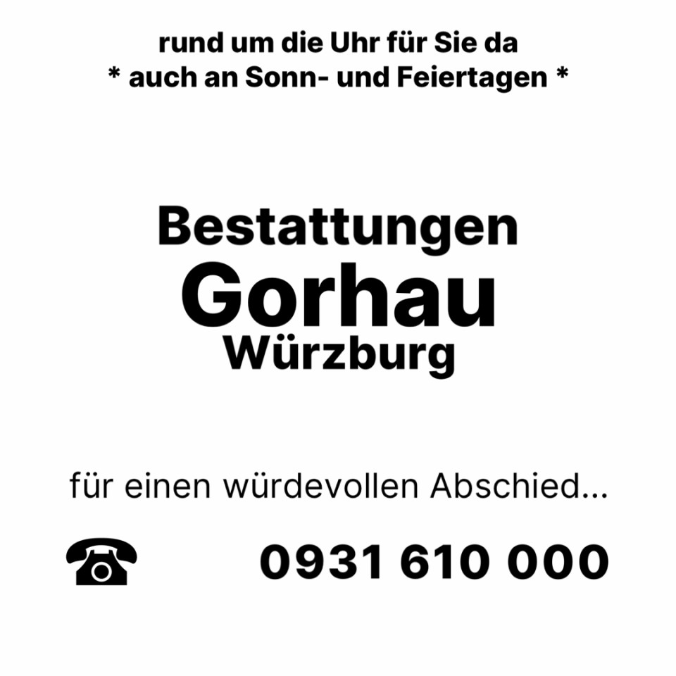 Beerdigungen Versbach